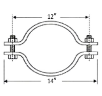 Single Bolt Pipe Clamp